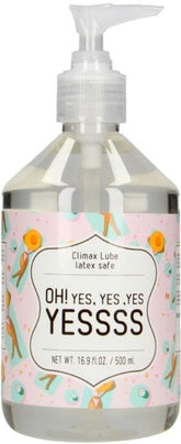 Oh Yes, Yes, Yes, Yesss (500ml) - - Water Based Lubes